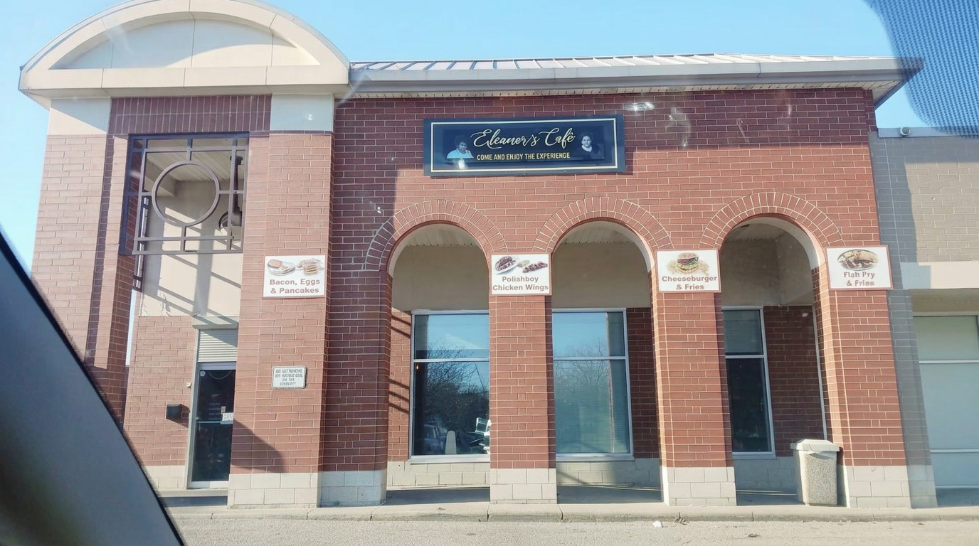 Eleanor's Café storefront on St Clair Ave